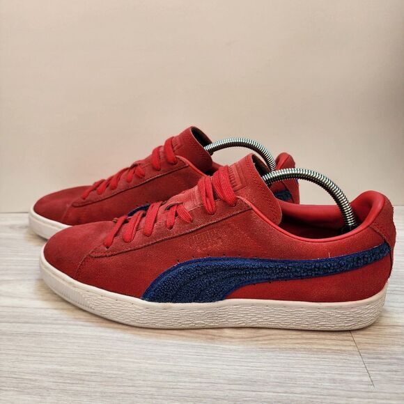 PUMA Suede Men´s 10 Classic Terry‎ Red Sneaker Shoes...